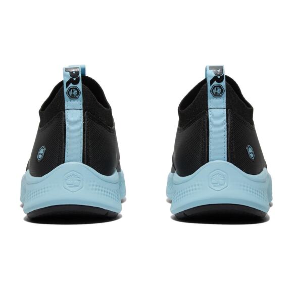 Timberland PRO A5YQB Women's Solace Slip on Soft Toe Sneaker - Black/Blue-Sz:8 - Picture 6 of 7